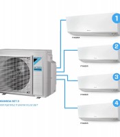 Shira Plus Multi Inverter Set 9000 / 12000 / 12000 / 18000 BTU/h R32 4MXM80A